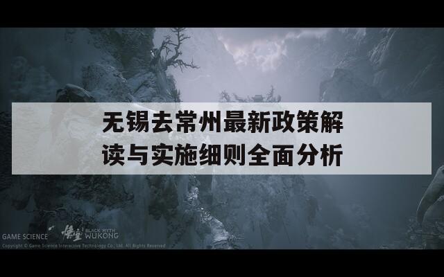 无锡去常州最新政策解读与实施细则全面分析