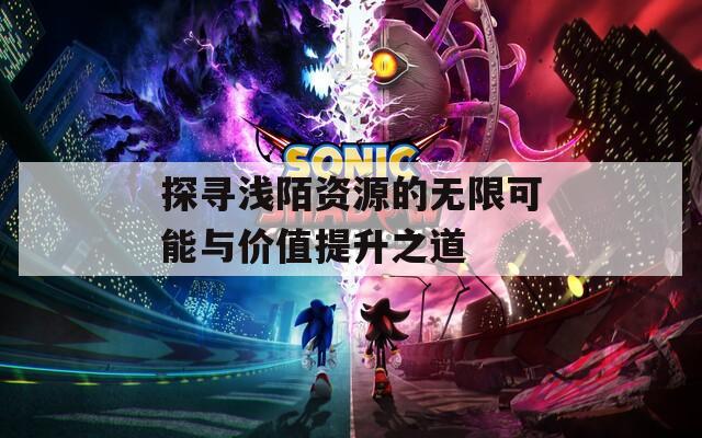 探寻浅陌资源的无限可能与价值提升之道