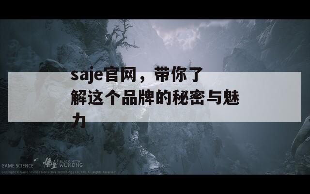 saje官网，带你了解这个品牌的秘密与魅力