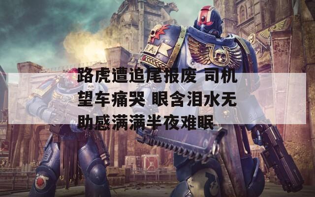 路虎遭追尾报废 司机望车痛哭 眼含泪水无助感满满半夜难眠