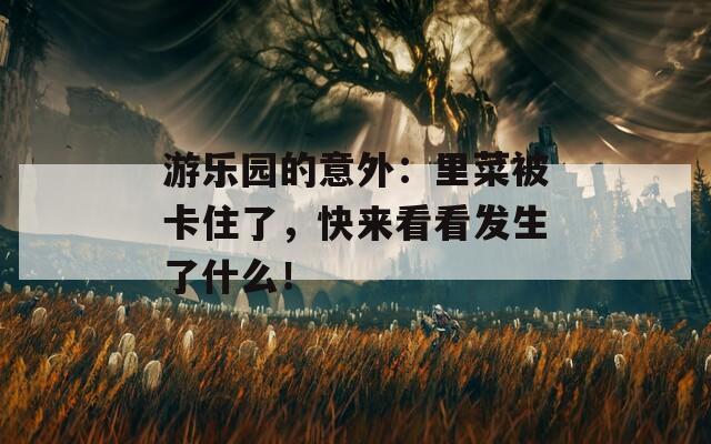 游乐园的意外：里菜被卡住了，快来看看发生了什么！
