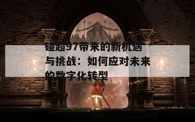 碰超97带来的新机遇与挑战：如何应对未来的数字化转型