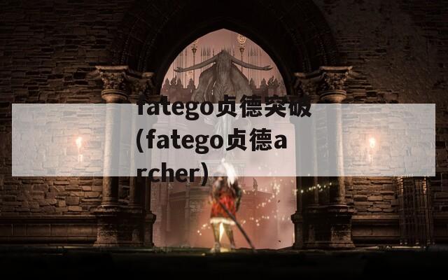 fatego贞德突破(fatego贞德archer)