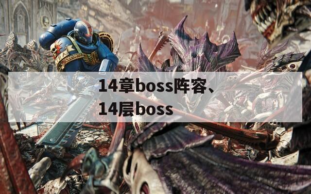 14章boss阵容、14层boss