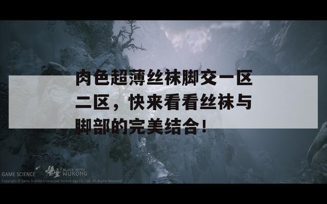 肉色超薄丝袜脚交一区二区，快来看看丝袜与脚部的完美结合！