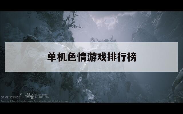 单机色情游戏排行榜