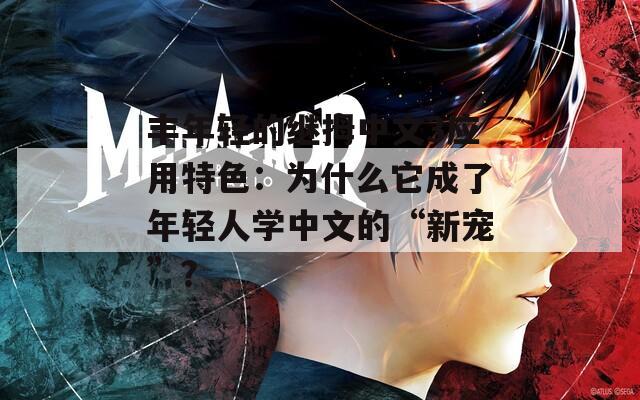 丰年轻的继拇中文3应用特色：为什么它成了年轻人学中文的“新宠”？