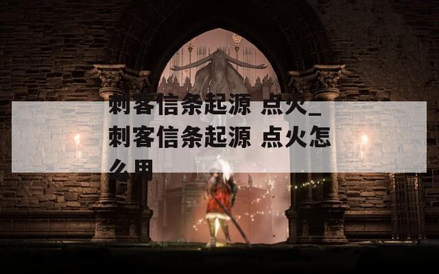 刺客信条起源 点火_刺客信条起源 点火怎么用