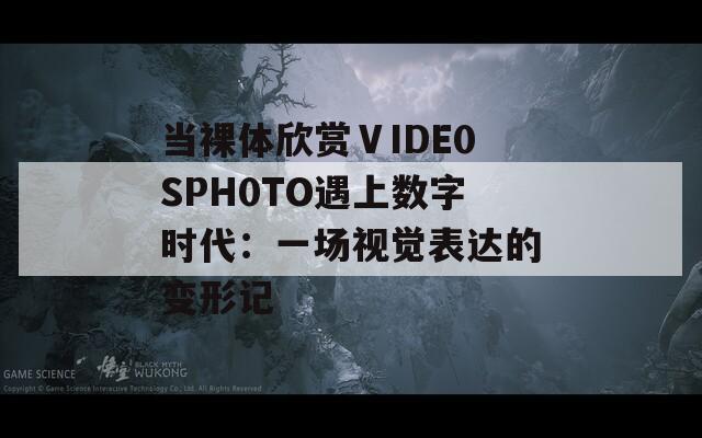当裸体欣赏ⅤIDE0SPH0TO遇上数字时代：一场视觉表达的变形记