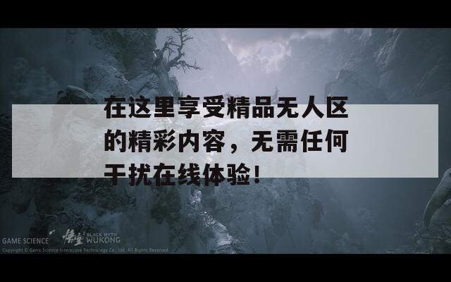 在这里享受精品无人区的精彩内容，无需任何干扰在线体验！