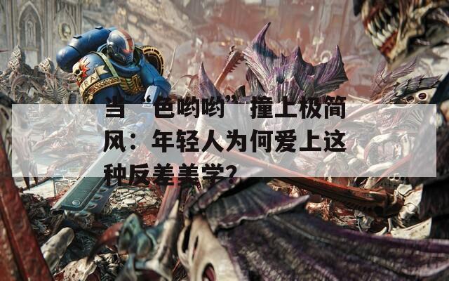 当“色哟哟”撞上极简风：年轻人为何爱上这种反差美学？