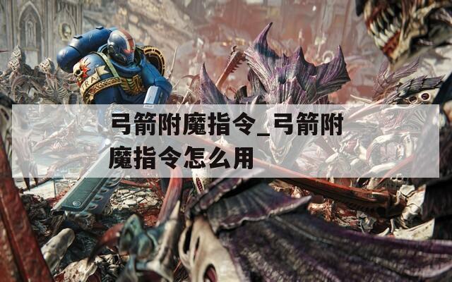 弓箭附魔指令_弓箭附魔指令怎么用