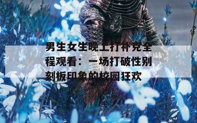 男生女生晚上打补克全程观看：一场打破性别刻板印象的校园狂欢