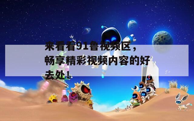 来看看91鲁视频区，畅享精彩视频内容的好去处！