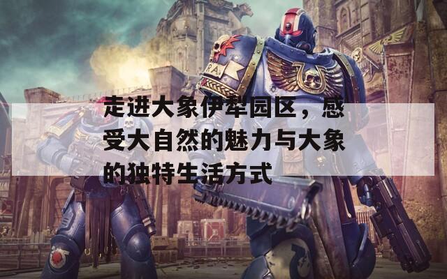 走进大象伊犁园区，感受大自然的魅力与大象的独特生活方式