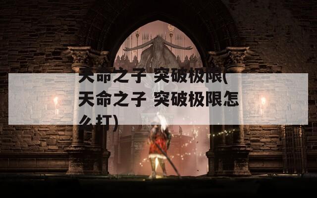 天命之子 突破极限(天命之子 突破极限怎么打)