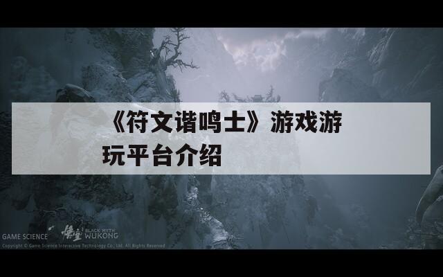 《符文谐鸣士》游戏游玩平台介绍