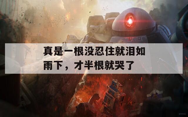 真是一根没忍住就泪如雨下，才半根就哭了