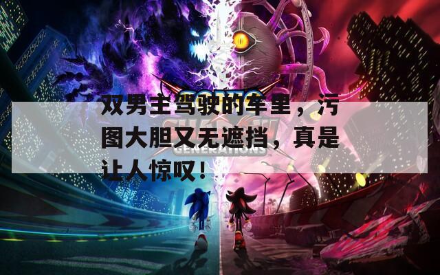 双男主驾驶的车里，污图大胆又无遮挡，真是让人惊叹！