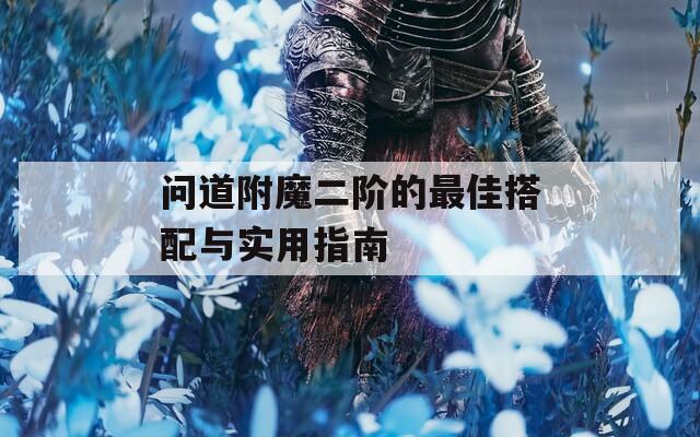 问道附魔二阶的最佳搭配与实用指南