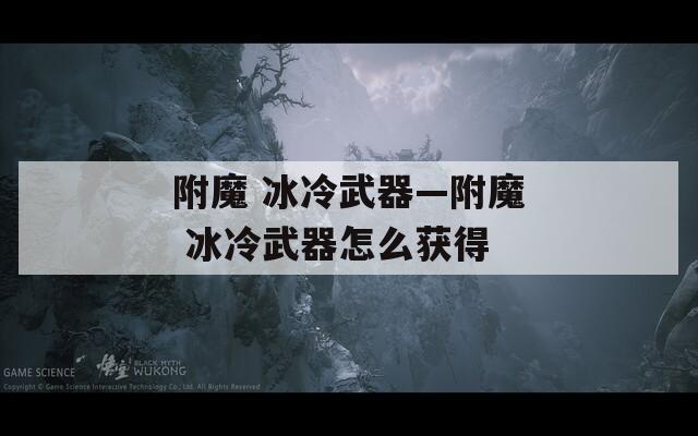附魔 冰冷武器—附魔 冰冷武器怎么获得
