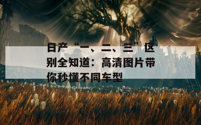 日产“一、二、三”区别全知道：高清图片带你秒懂不同车型