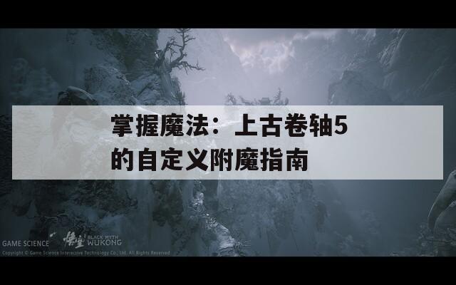 掌握魔法：上古卷轴5的自定义附魔指南